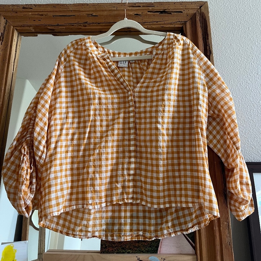 Gap Gingham Blouse